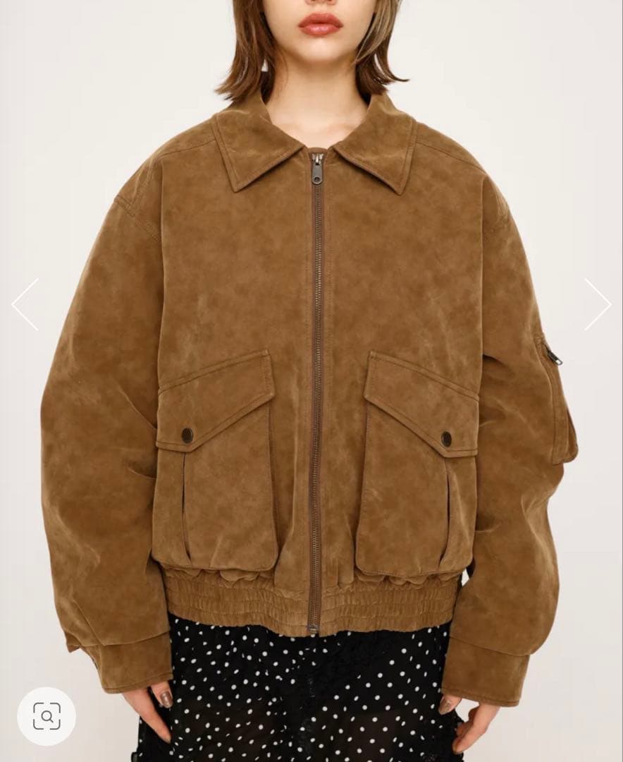 《即完売品》SLY WASHED PUFFER ブルゾン/ベージュ/スライ新品