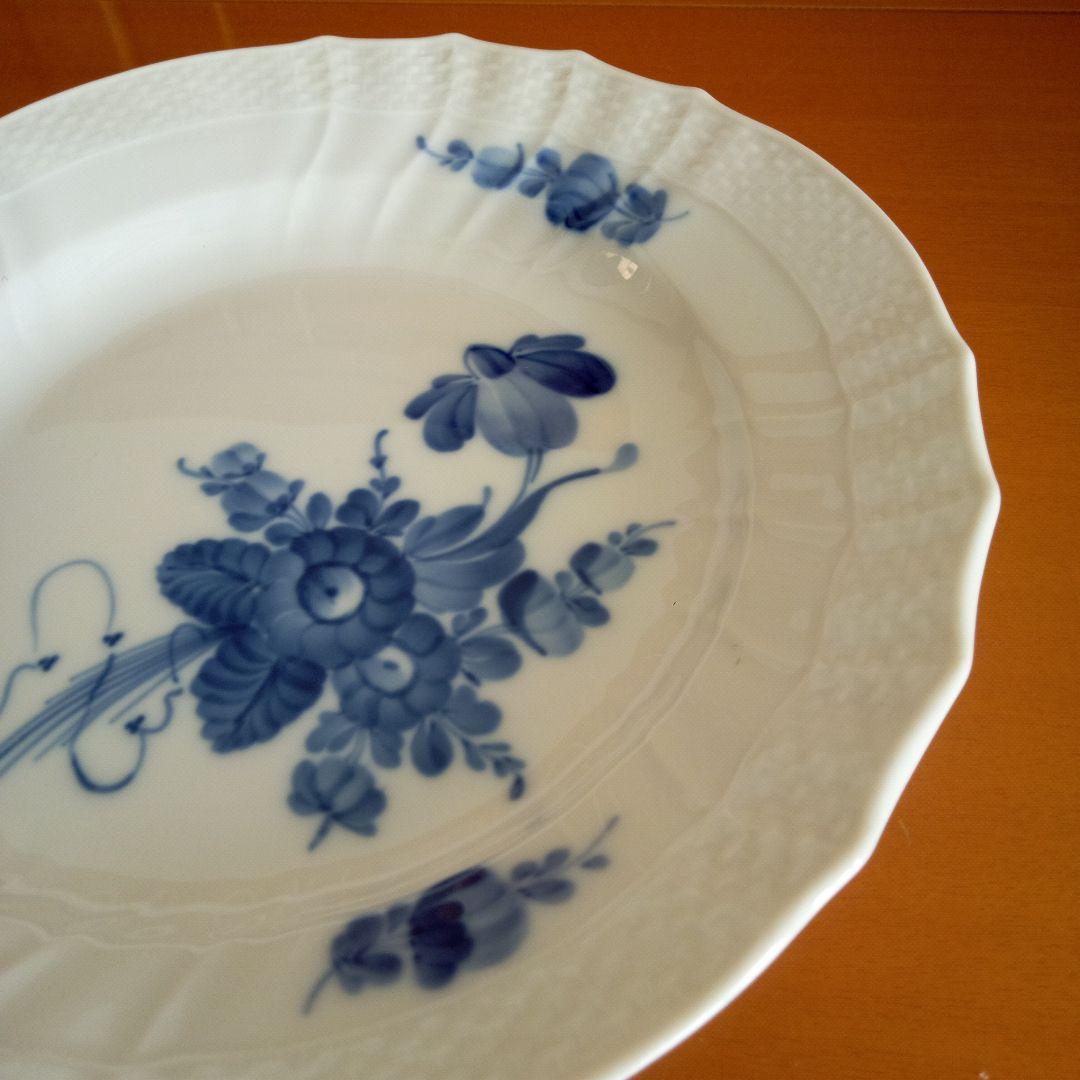 【廃盤品】  ブルーフラワー カーブ ３枚