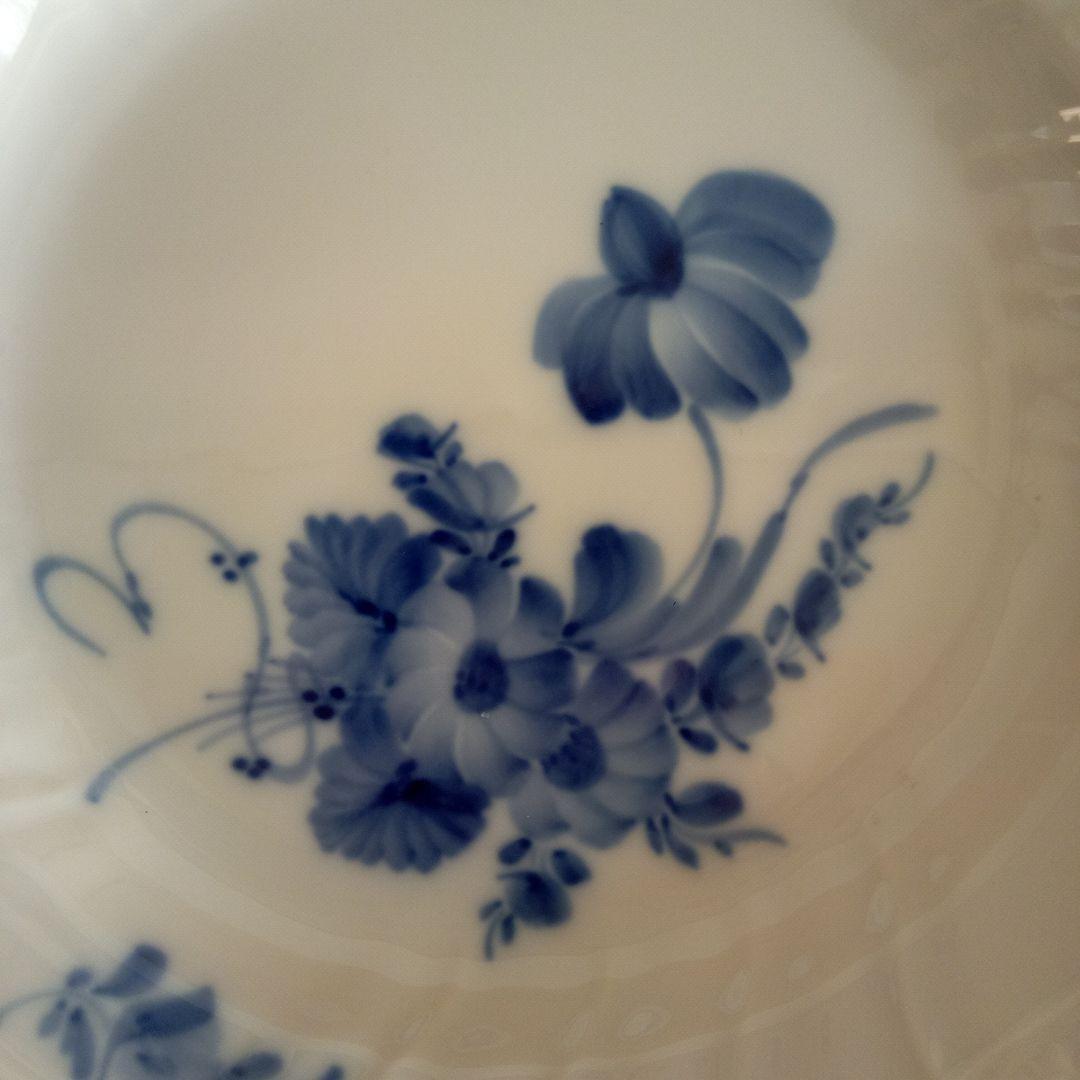 【廃盤品】  ブルーフラワー カーブ ３枚