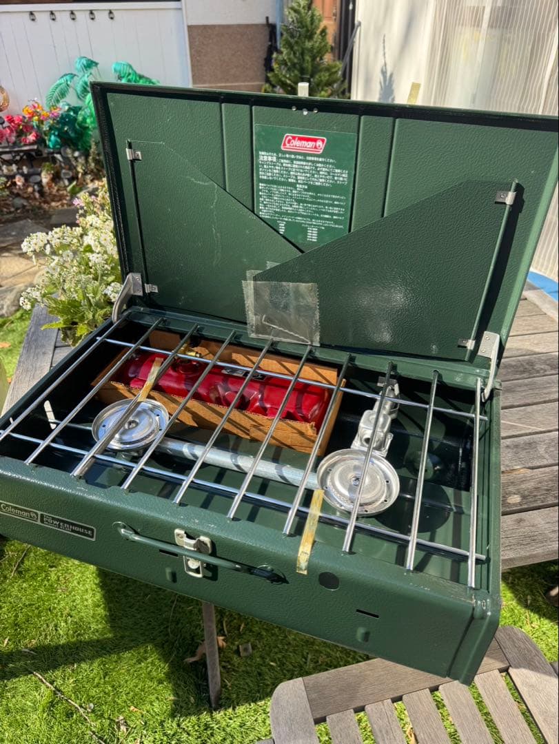 コンロ未使用 Coleman ツーバーナーコンロ　ランタン89年製 セット