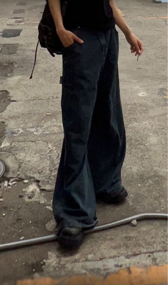 <シーマ>STUKAワイドデニムパンツ