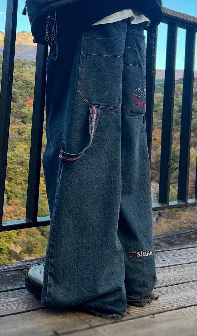 <シーマ>STUKAワイドデニムパンツ