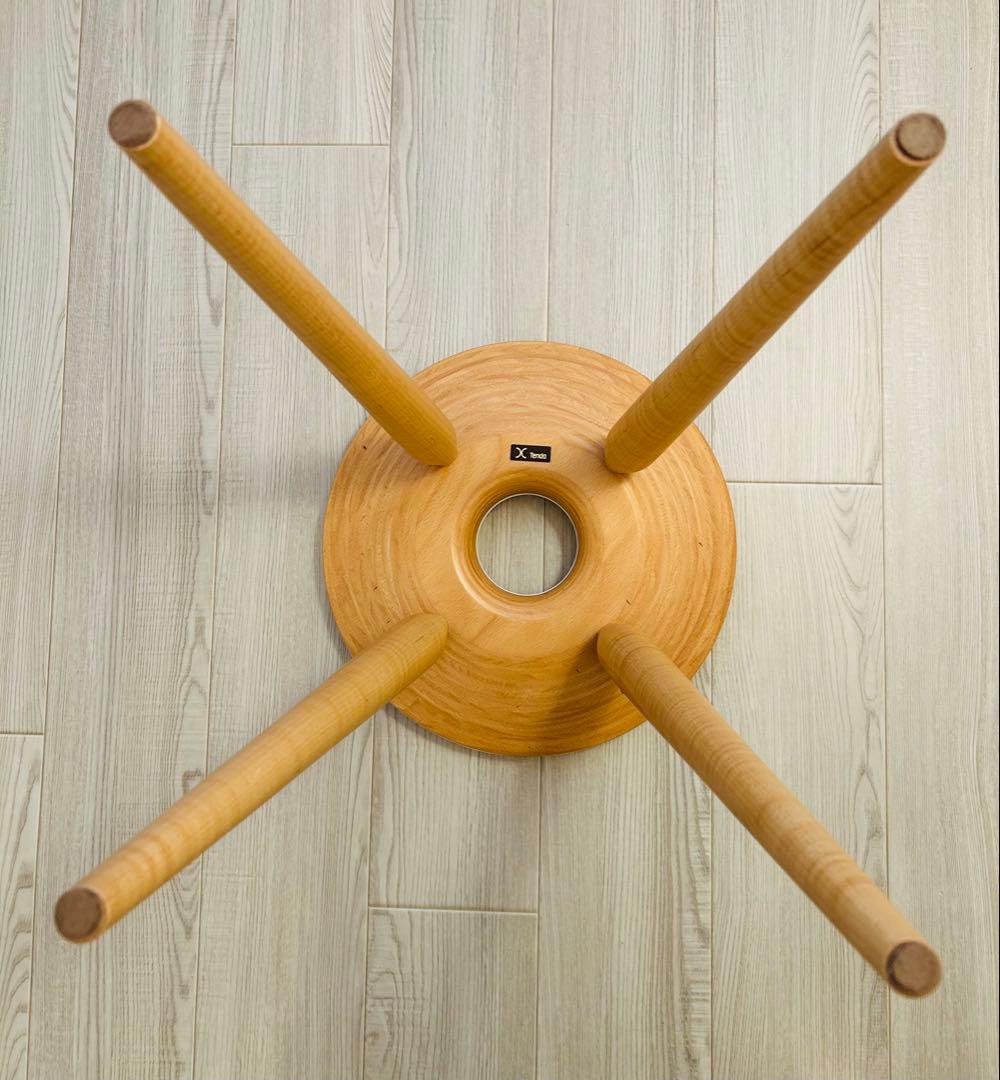 天童木工　リングスツール・ホワイト