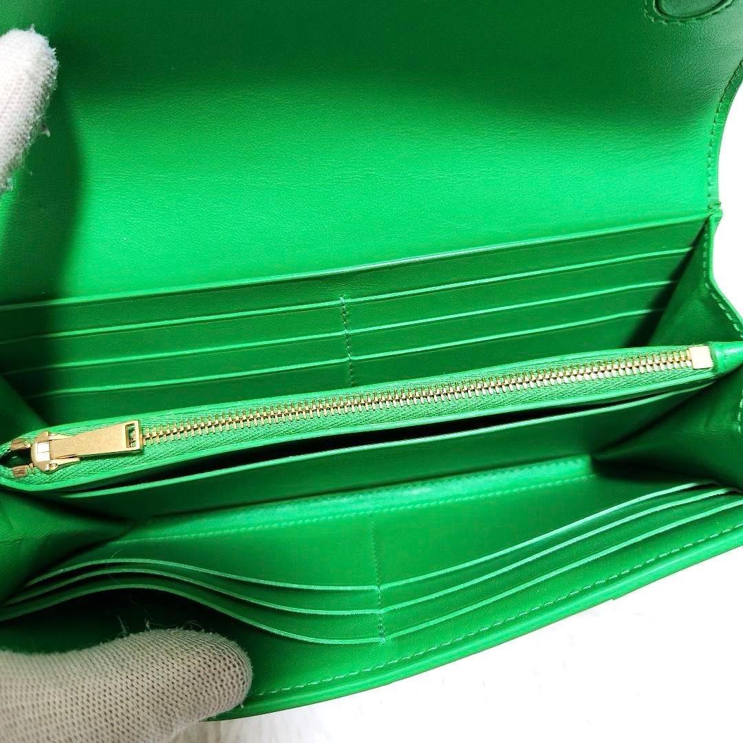 ✨美品　RFID搭載✨ボッテガ　長財布　フラップ　カセット　イントレチャート