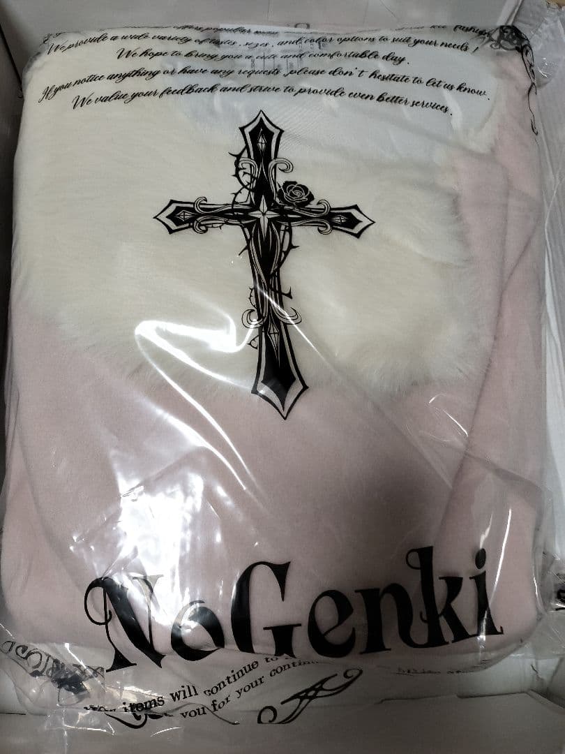 NoGenki ピンク ケープファーフレアコート M 量産型 地雷系