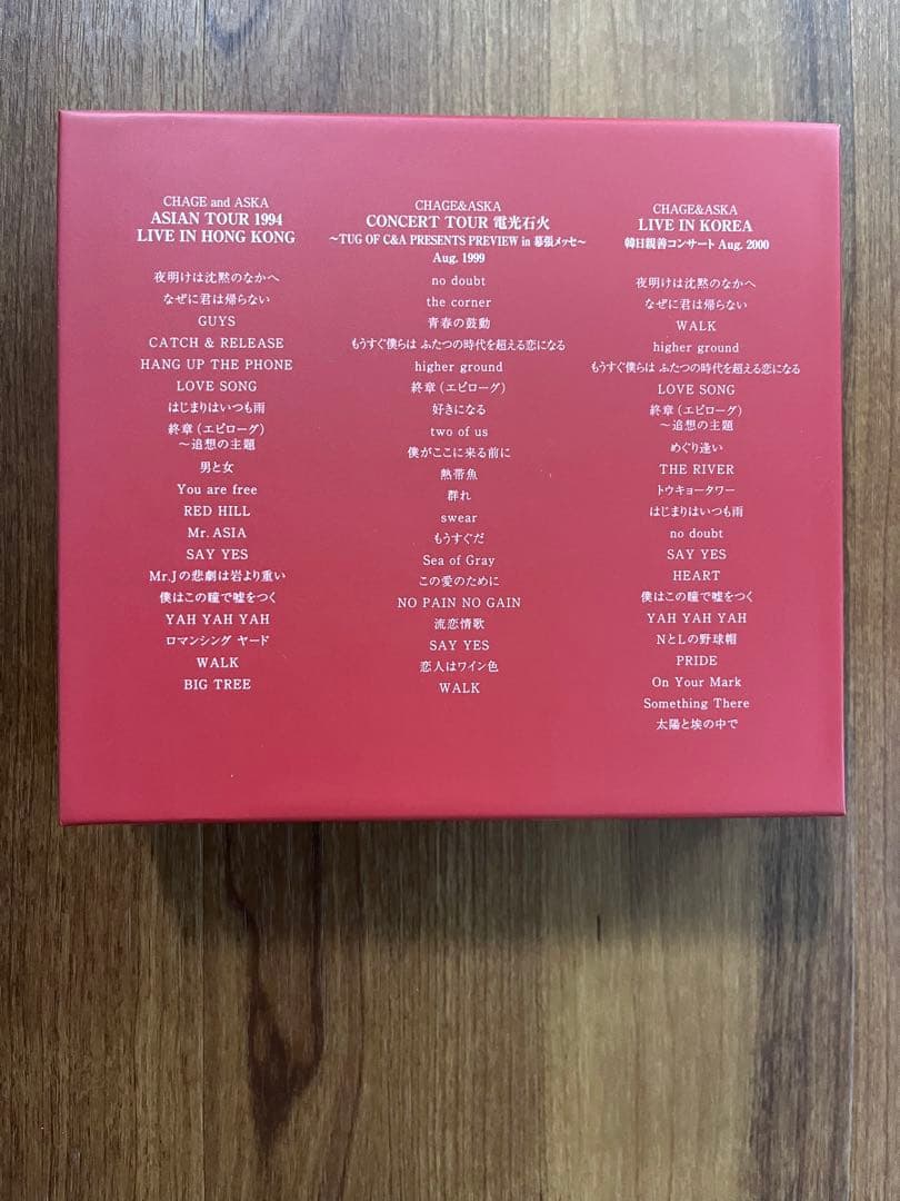 ★CHAGE and ASKA LIVE BOX4