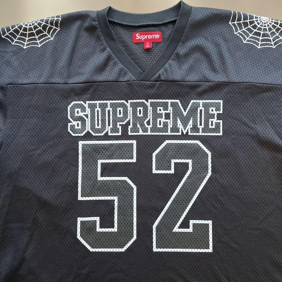美品Supreme Spiderweb Football Jersey
