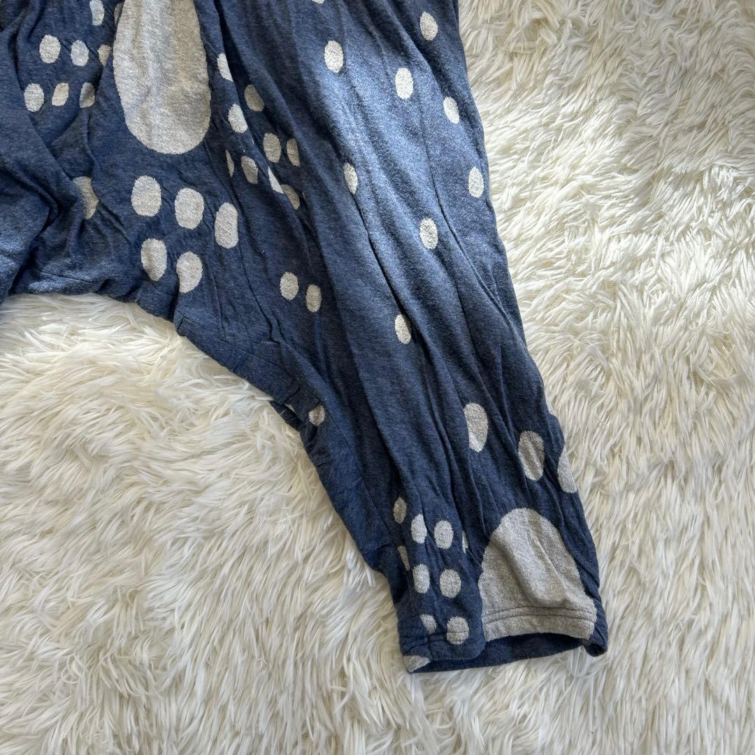 慈雨 センソユニコ 変形デザイン サルエルパンツ ランダムドット 近年 40