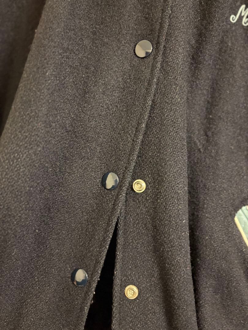 80s USA チアリーダー　ウール　スタジャン　セーラー　刺繍　ビンテージ