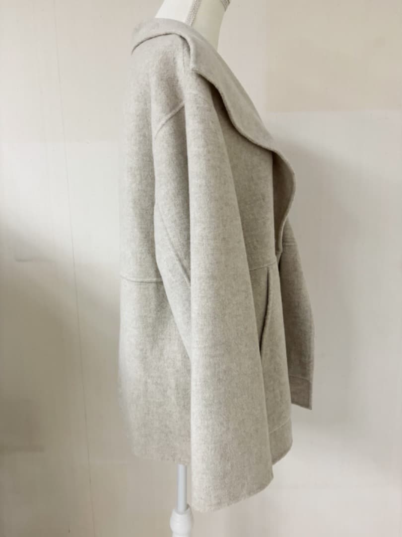 【Plage】ハミルトンハーフコート　ナチュラル 36