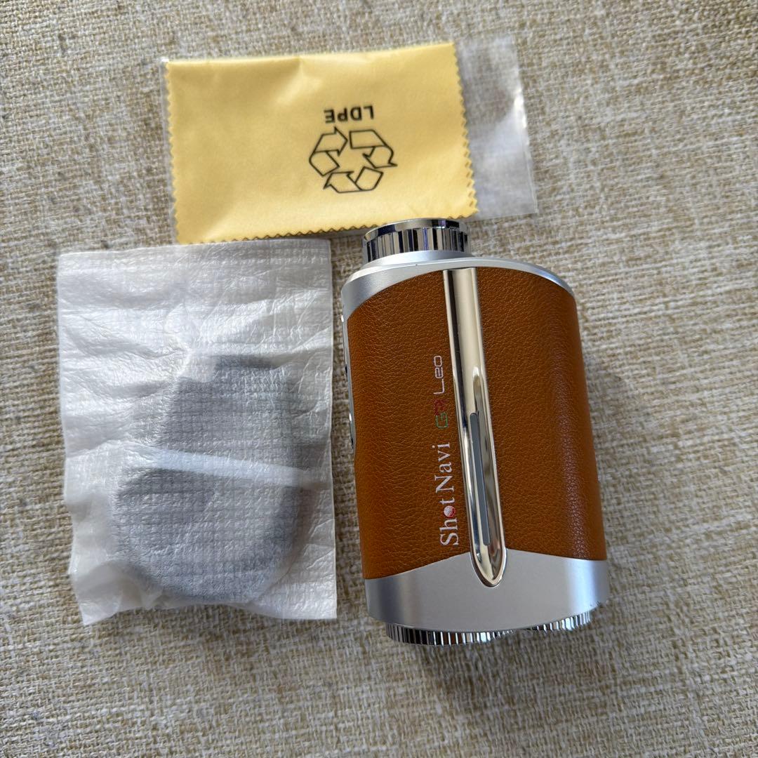 美品　Shot Navi Voice Laser GR Leo camel