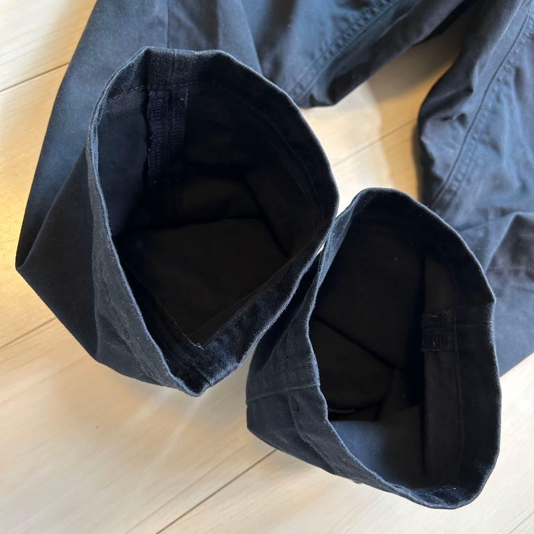 GANRYU ガンリュウ サルエルパンツ チノパン ネイビーL コムデギャルソン