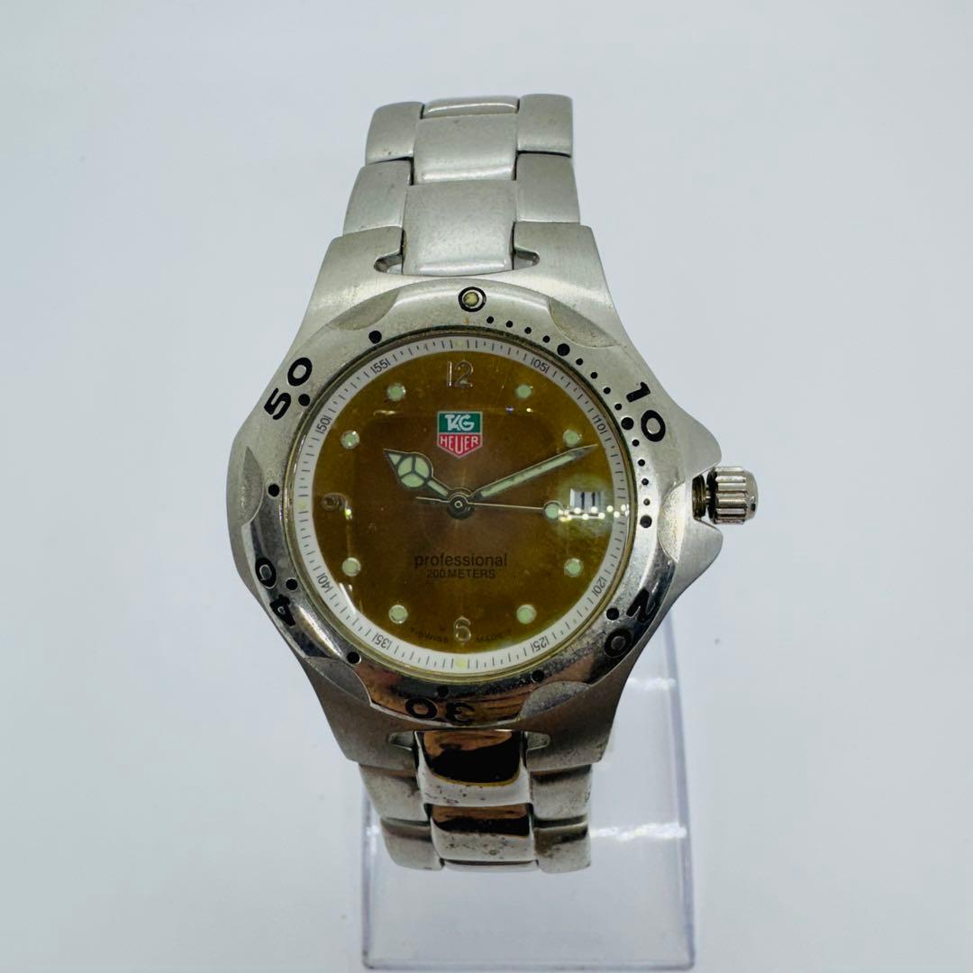 ✨TAGHEUER✨タグ・ホイヤー✨964-013✨オレンジ文字盤✨腕時計✨