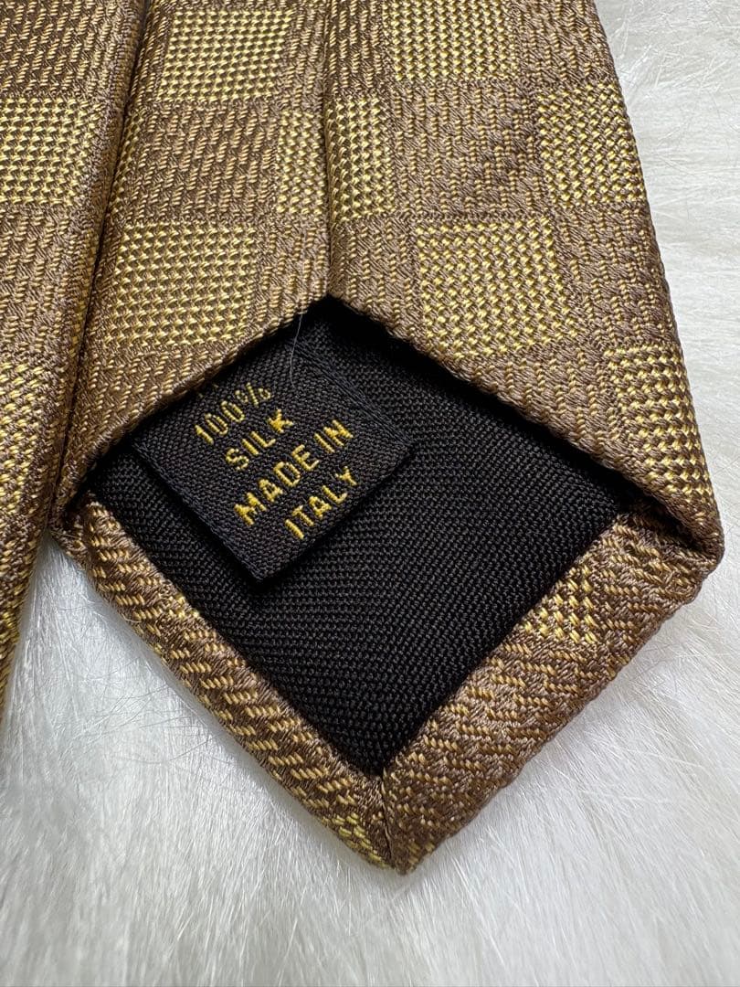 【限定特価】 美品 LOUIS VUITTON ルイヴィトン ネクタイ ダミエ