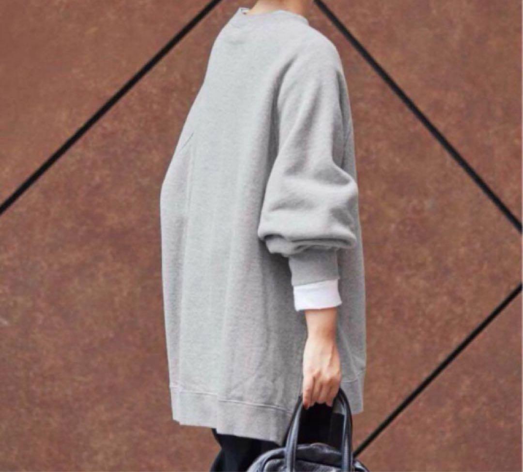 新品未使用ラグランポンチョスエット グレー