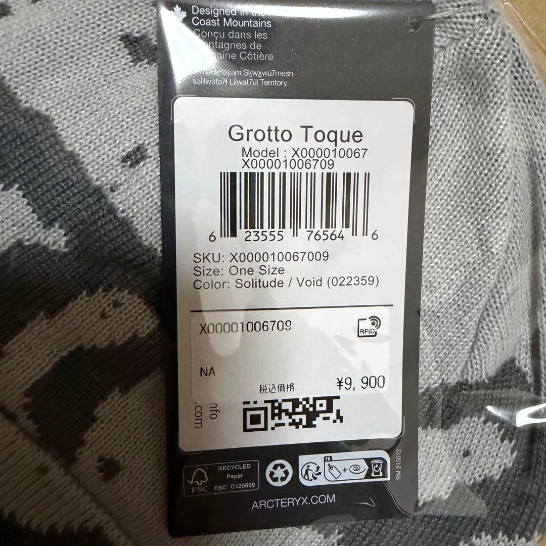 ARC’TERYX GROTTO TOQUE グロットトーク 新品未開封①