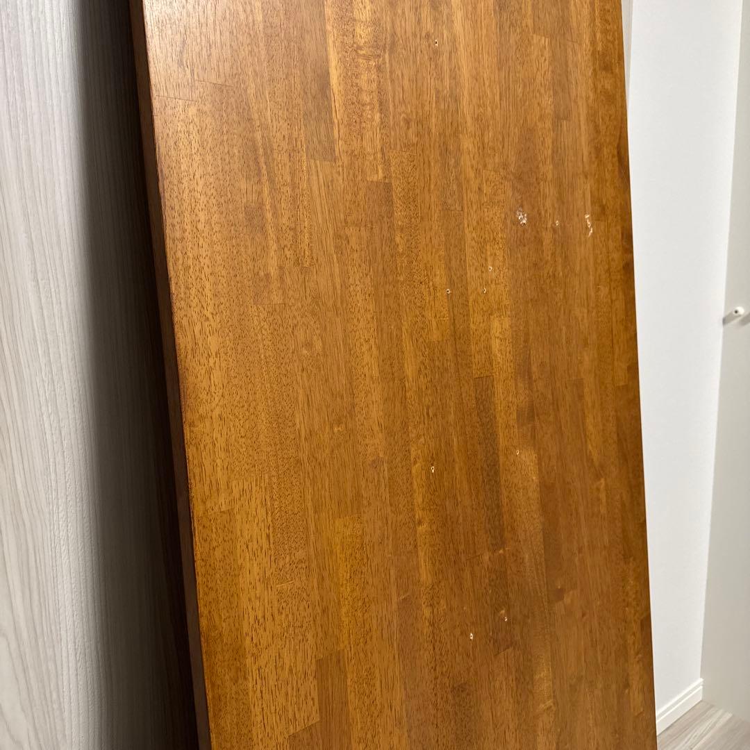 KANADEMONO ラバーウッドチークブラウン天板