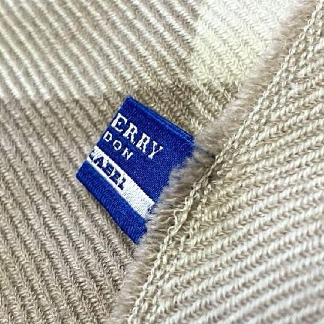 BURBERRY BLUE LABEL マフラー　ロゴ刺繍　ノバチェック