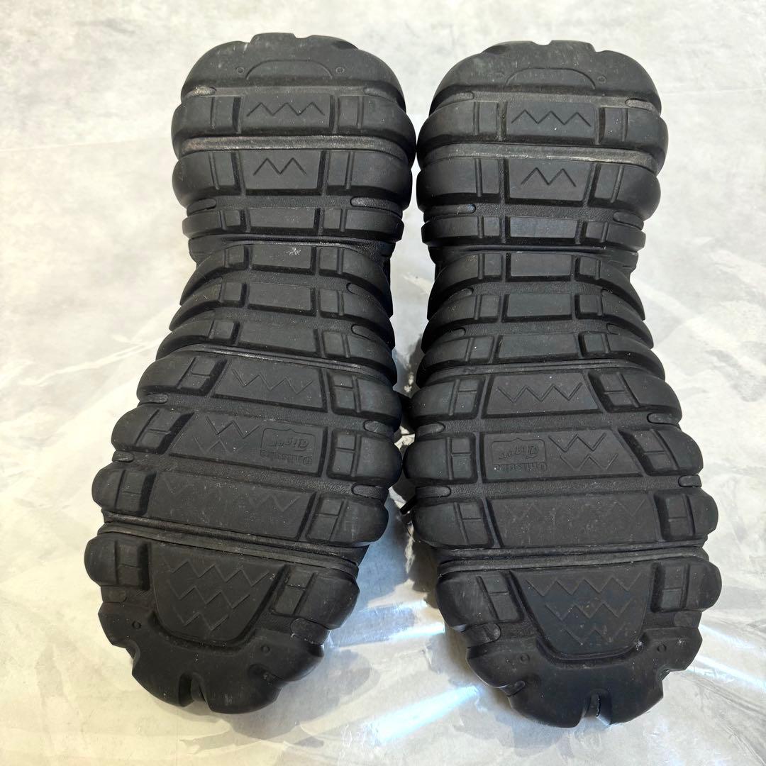 美品オニツカタイガー DENTIGRE LS 24.5 黒 オールブラック 厚底