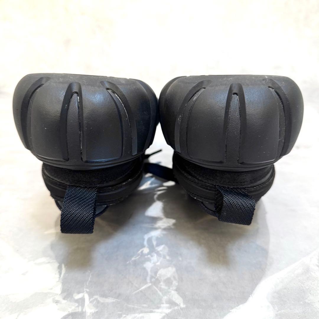 美品オニツカタイガー DENTIGRE LS 24.5 黒 オールブラック 厚底