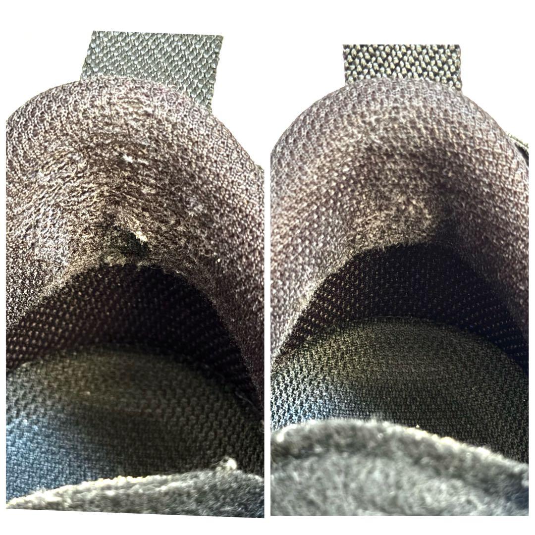 美品オニツカタイガー DENTIGRE LS 24.5 黒 オールブラック 厚底