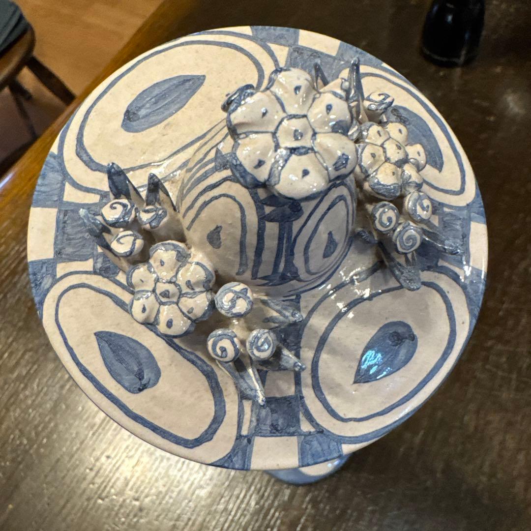 ビヨンヴィンブラッド　陶器人形　花　小鳥2点