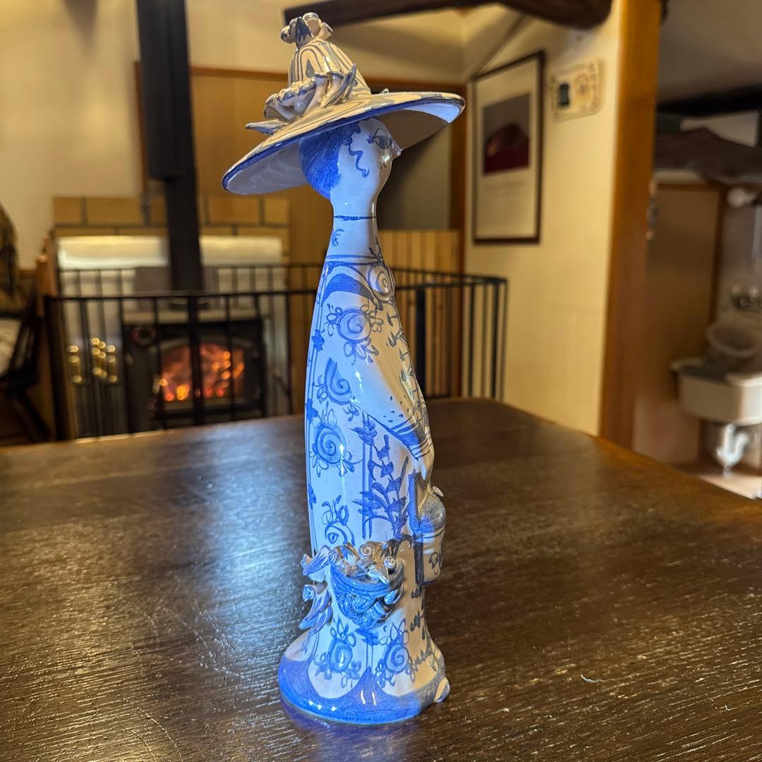 ビヨンヴィンブラッド　陶器人形　花　小鳥2点