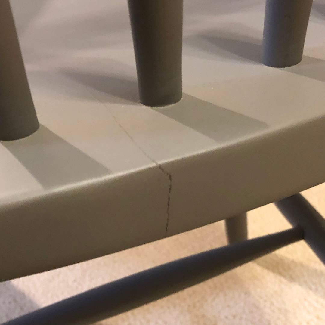 Francfranc アルパチェアセット木製ダイニングチェア グレー&ピンク2脚