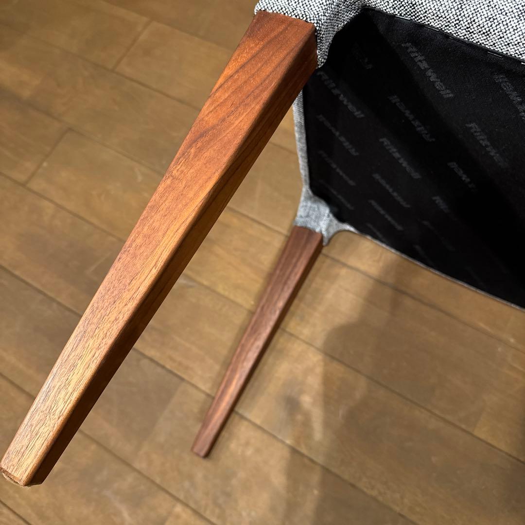 【シュナ】Ritzwell C-LINE スツール ウォルナット