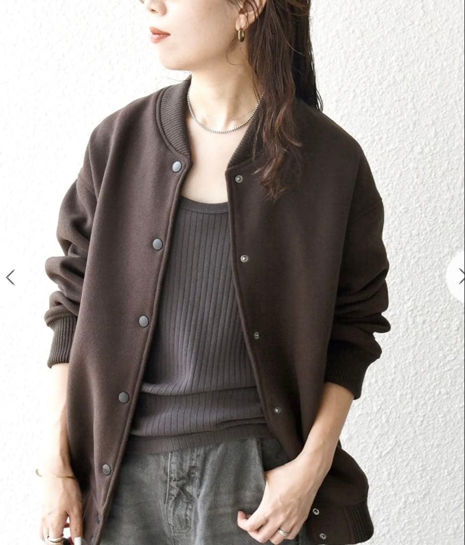 シップスanyバーシティジャケット24FWIENAアダムエロペユナイテッドアロー