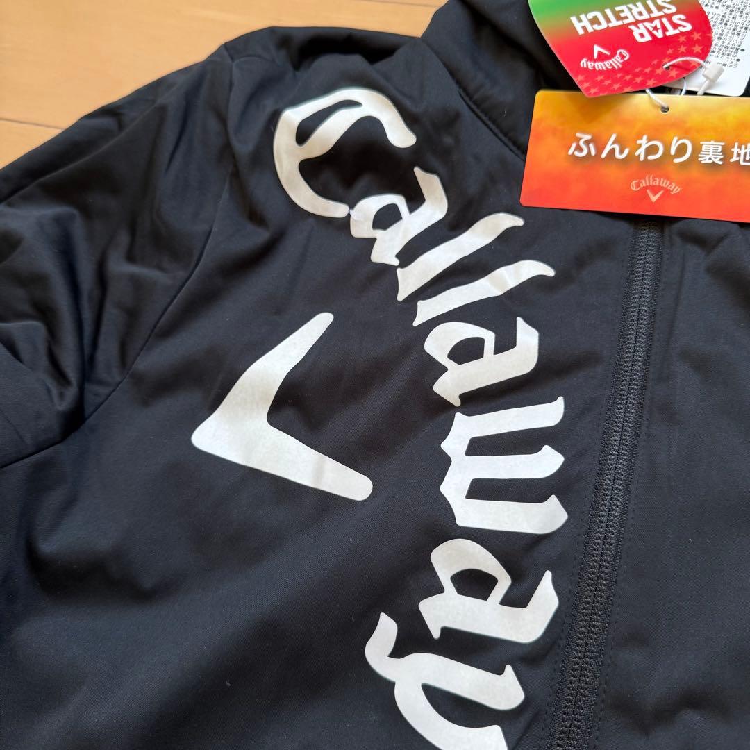 新品⭐️Callaway キャロウェイ 撥水 防風 透湿 ストレッチブルゾン⭐️黒