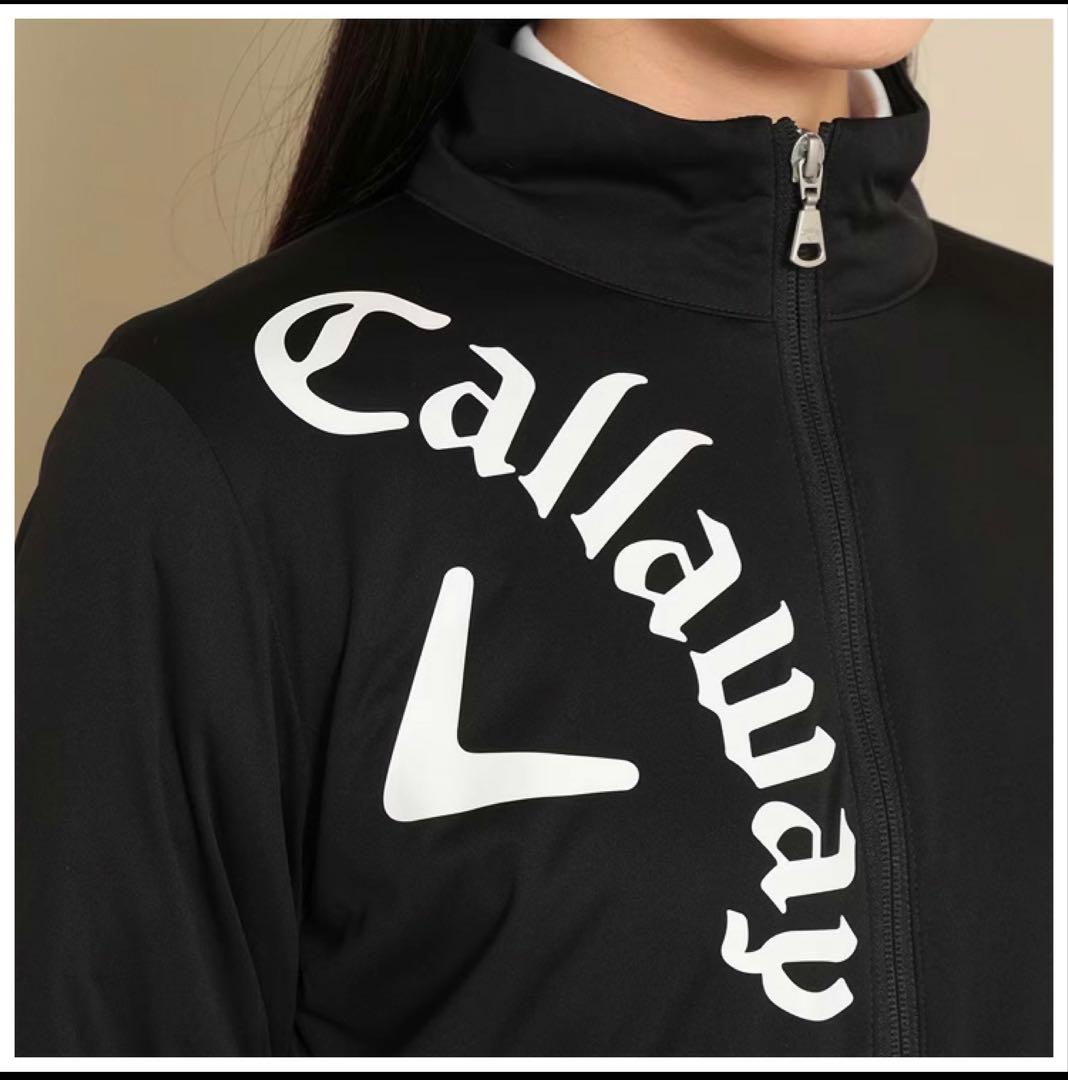 新品⭐️Callaway キャロウェイ 撥水 防風 透湿 ストレッチブルゾン⭐️黒