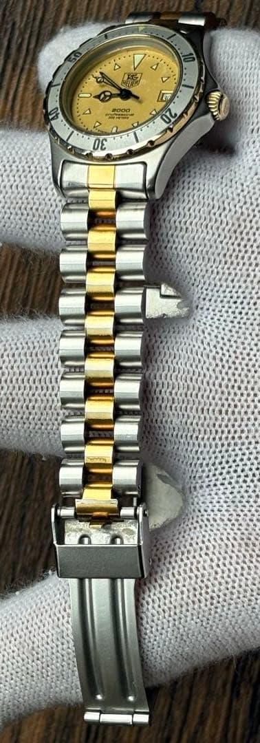 稼働 TAG HEUER 974.008 2000タグホイヤー イエロー