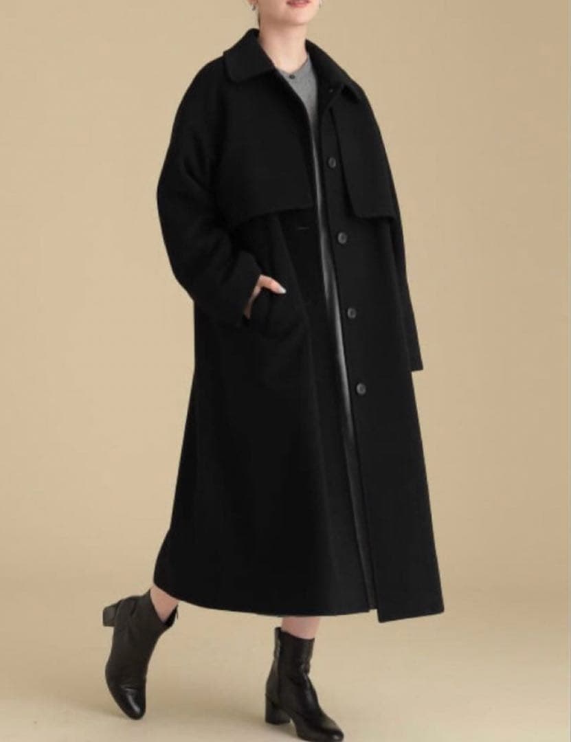 【美品】Ray BEAMS ガンパッチ ステンカラー コート