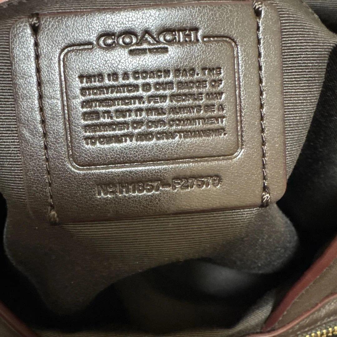 最終お値下げ価格⟡.·Coach ショルダーバッグ ブラウン/ベージュ