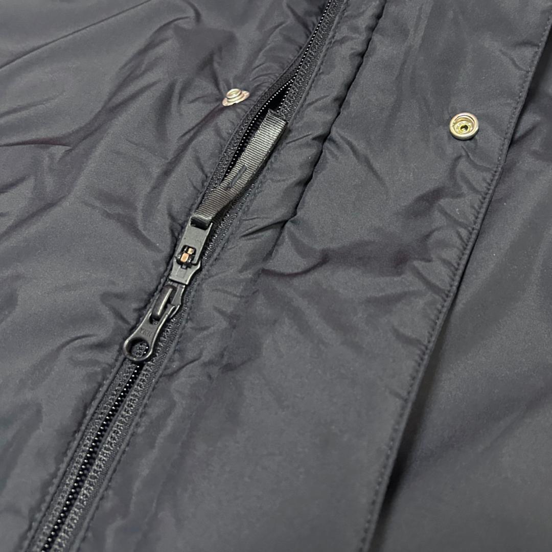 新品　ADIDAS　Mサイズ　ロング ボアコート　ベンチコート　ブラック　タフタ