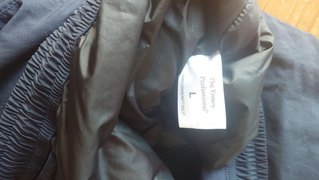 エンノイENNOY 2024シャカシャカ NYLON PADDED PANTS