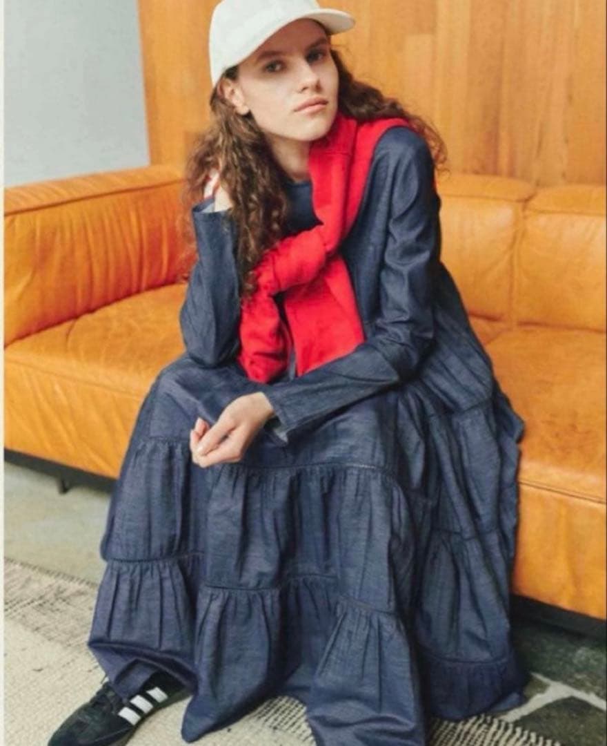 ワンピース Merlette Maida Midi Denim Dress