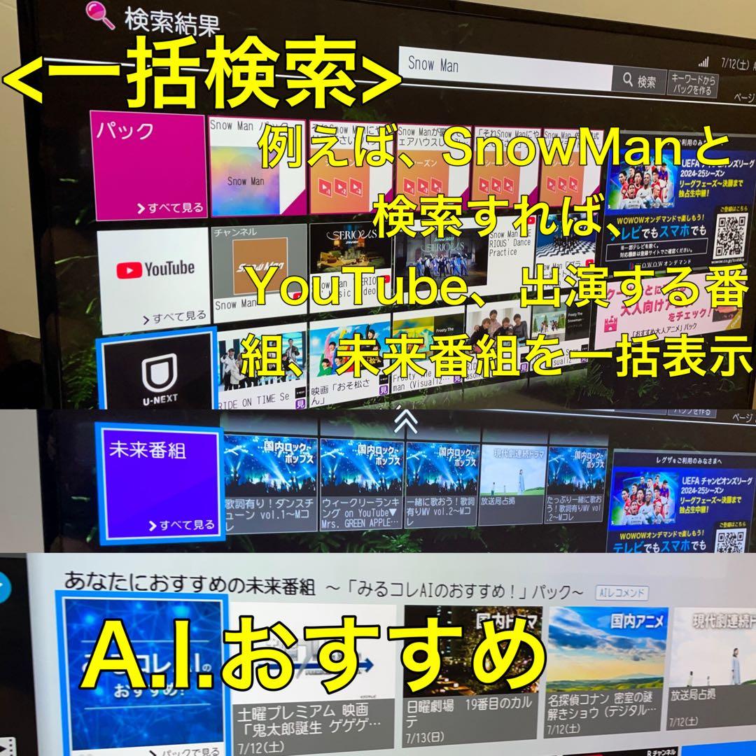 Wi-Fi Netflix タイムシフト 4K／43型 東芝 レグザ REGZA