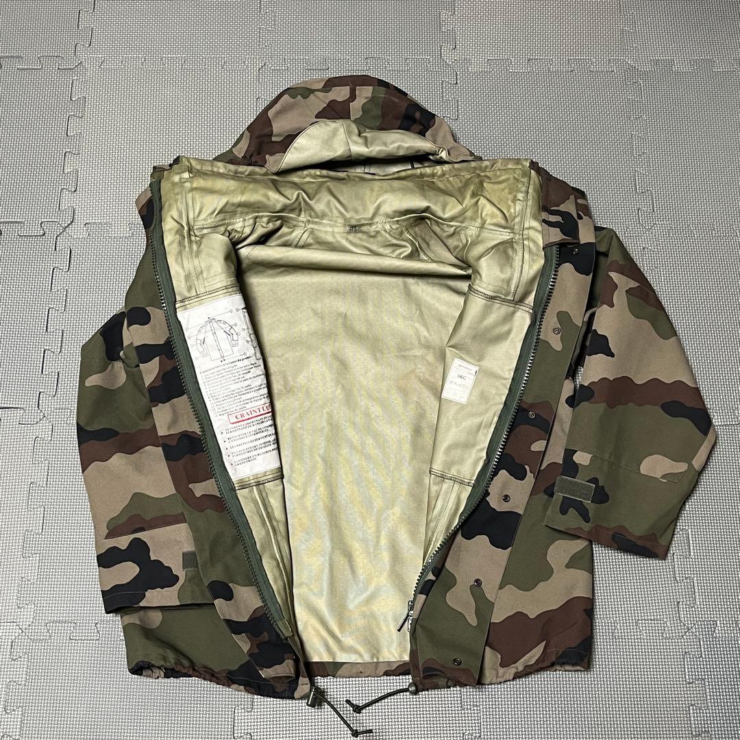 フランス軍 CCE カモフラージュ ウォータープルーフパーカ 実物 美品