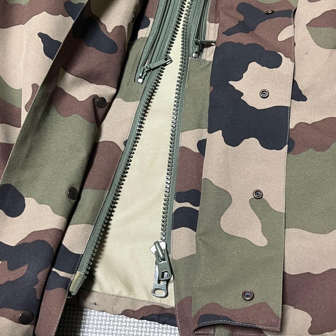 フランス軍 CCE カモフラージュ ウォータープルーフパーカ 実物 美品