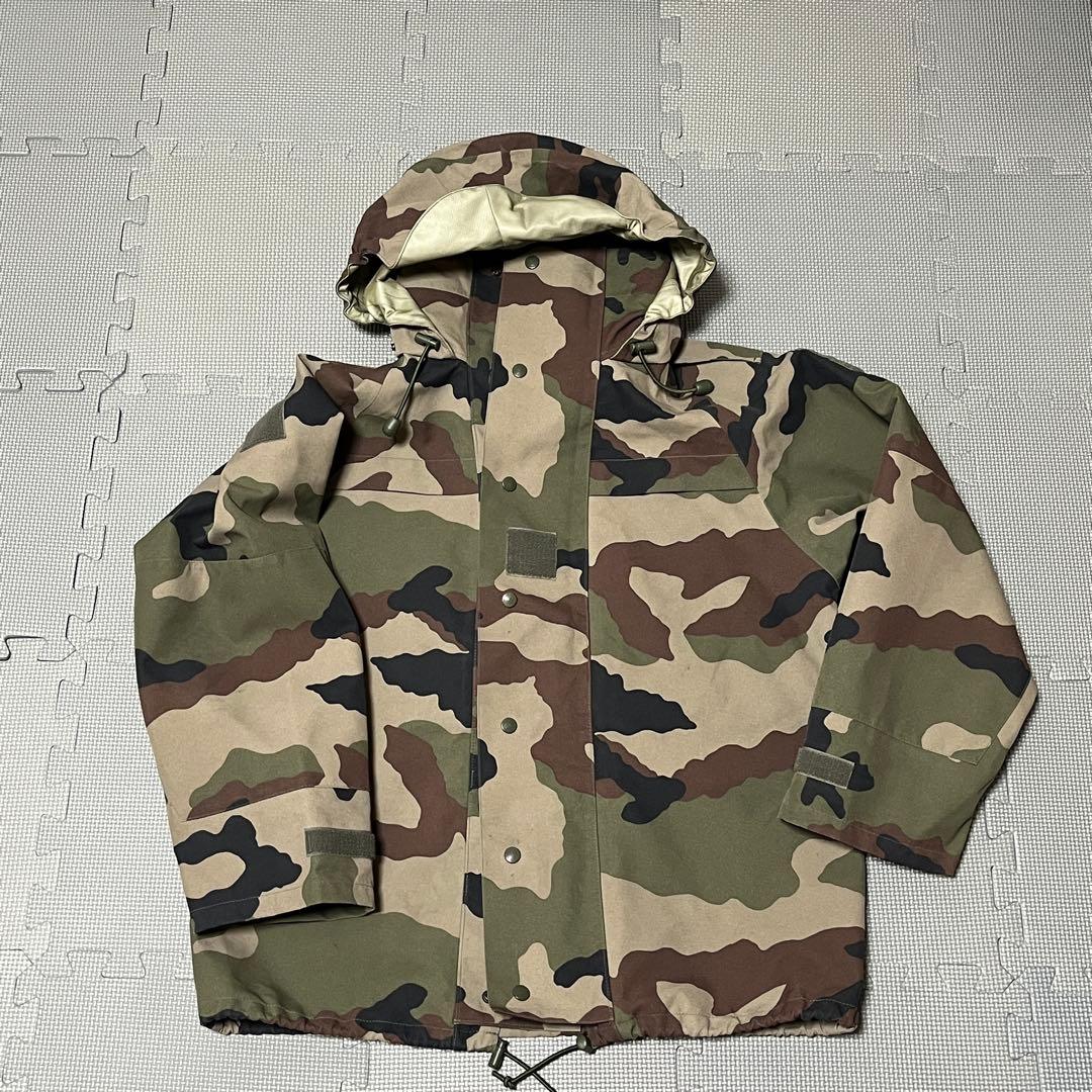 フランス軍 CCE カモフラージュ ウォータープルーフパーカ 実物 美品
