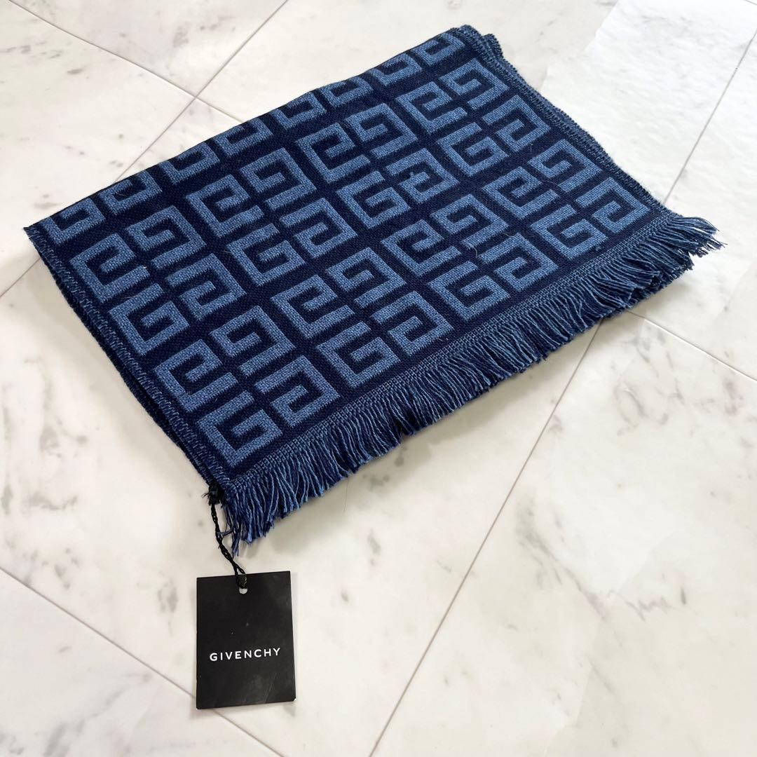 新品 タグ GIVENCHY ジバンシー 総柄 ウール100% ファイブスター