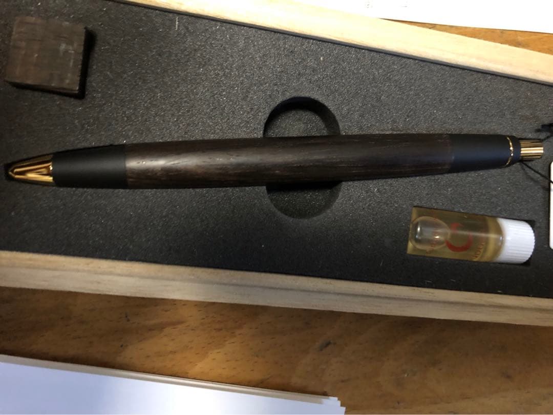 野原工芸　希少樹種　ハカランダ　新型シャーペン　シャープペンシル