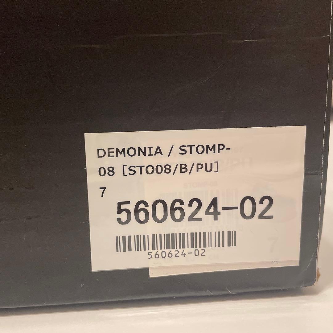 デモニア　Demonia ブラック 厚底スニーカー24cm