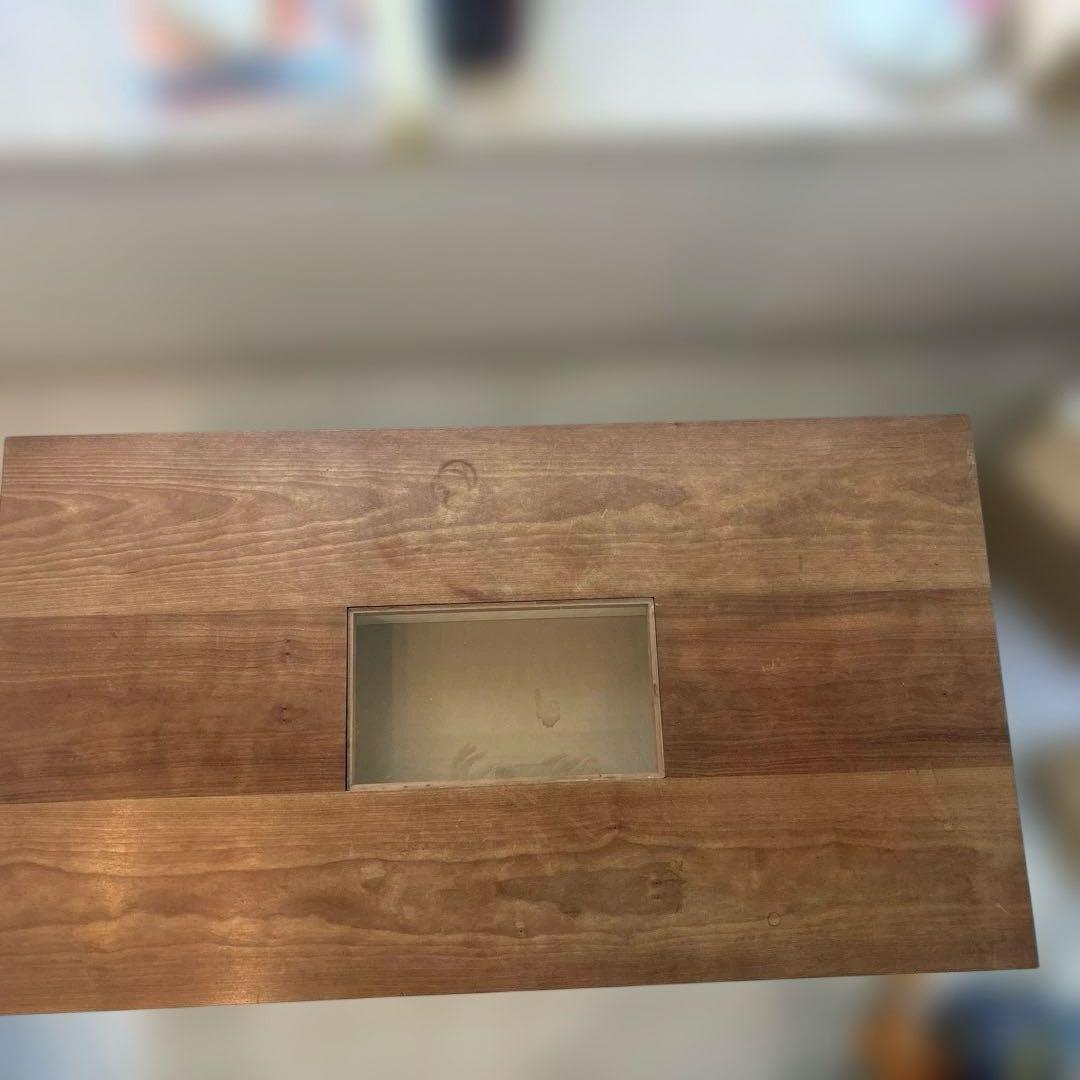 シャルドネ【CHARDONNAY】　Pineau センターテーブル 天然チーク材