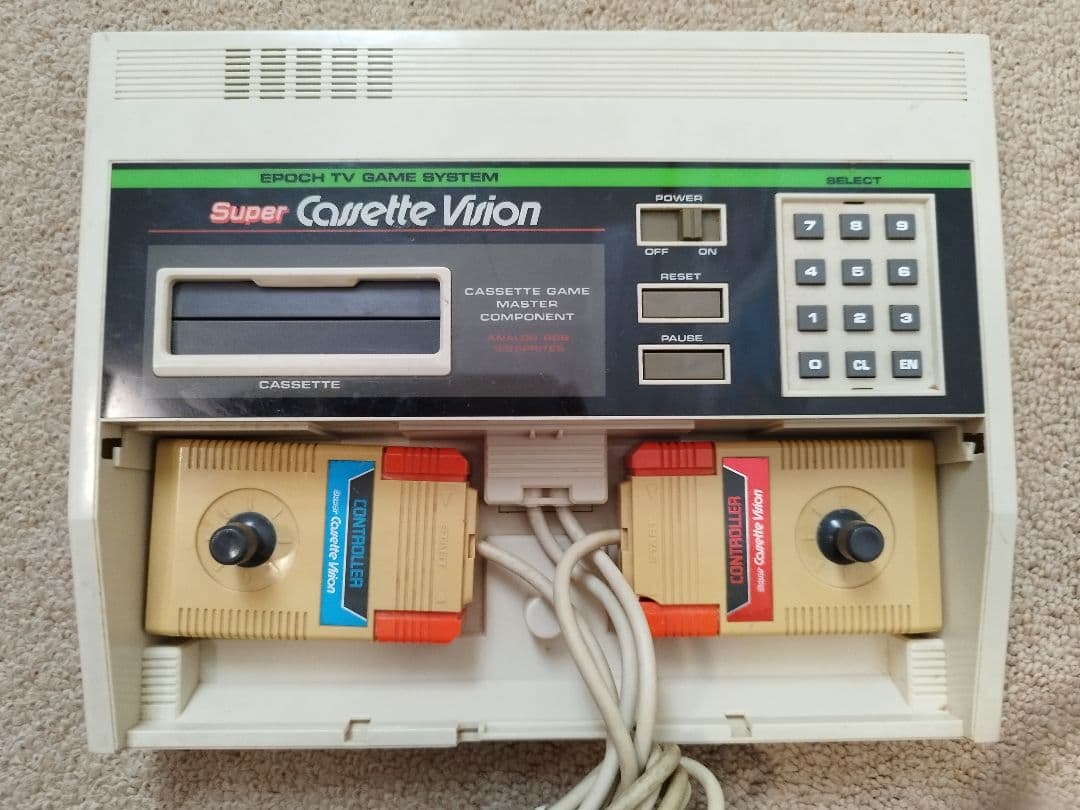 エポック社　スーパーカセットビジョン　カセット10本つき　ジャンク