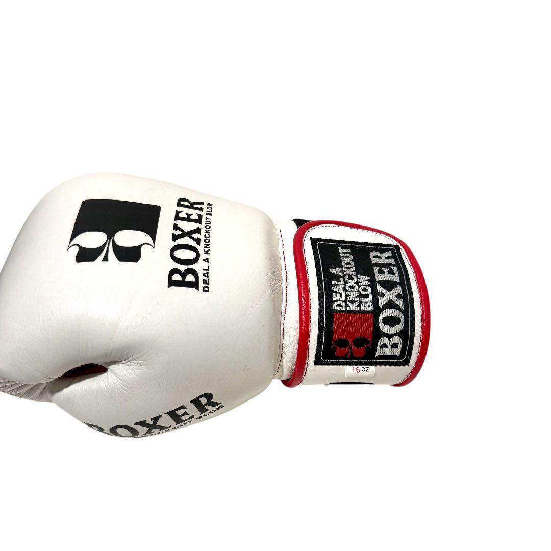 『極美品』本日のみ❗️BOXER ボクシンググローブ ホワイト/レッド