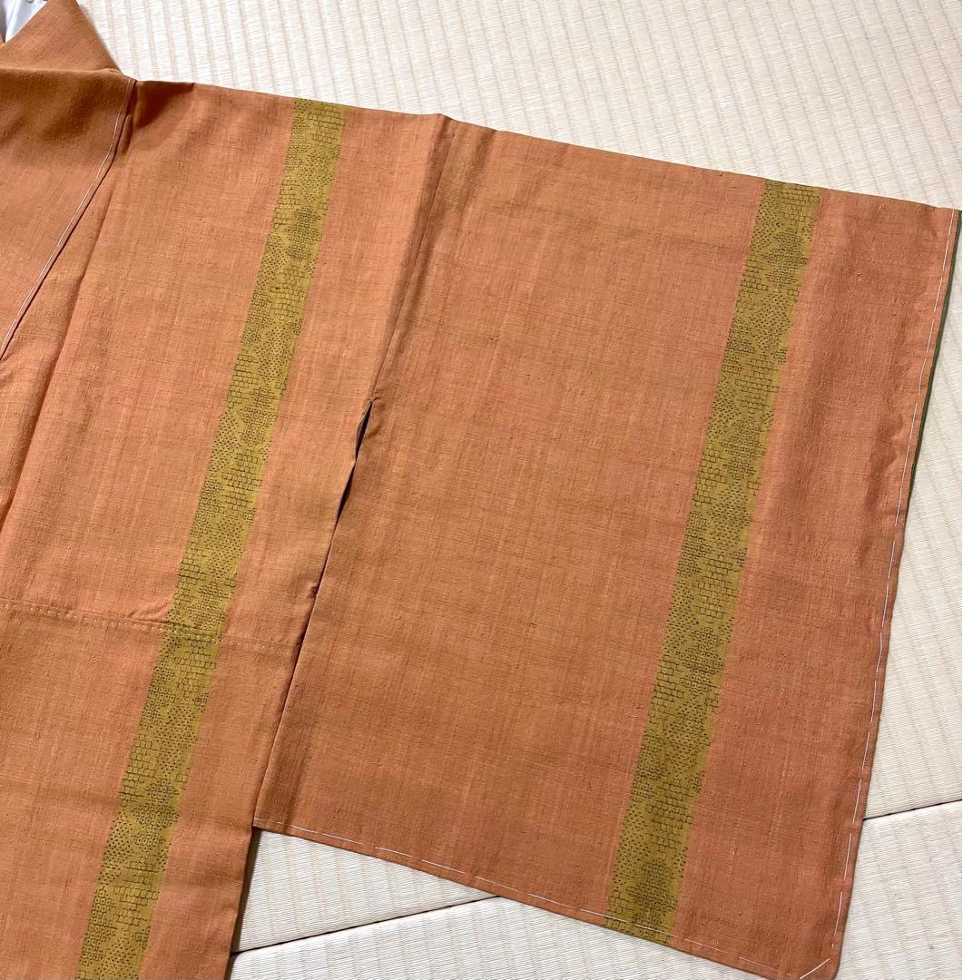 ぴよ 重要無形文化財 本場結城紬 珍色 110亀甲 証紙