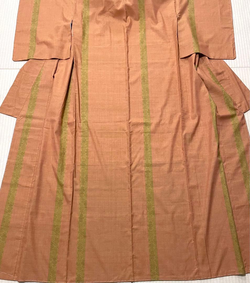 ぴよ 重要無形文化財 本場結城紬 珍色 110亀甲 証紙